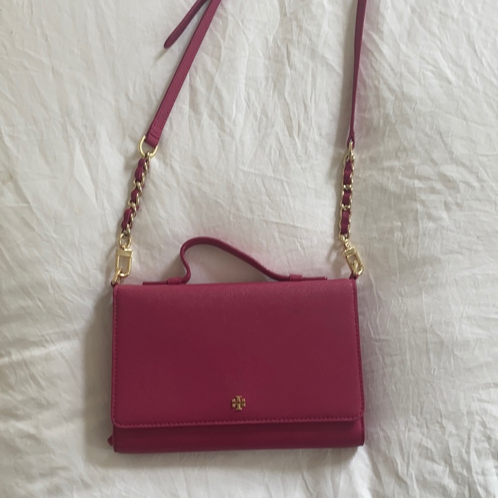 Cranberry Tory Burch Crossbody Bag